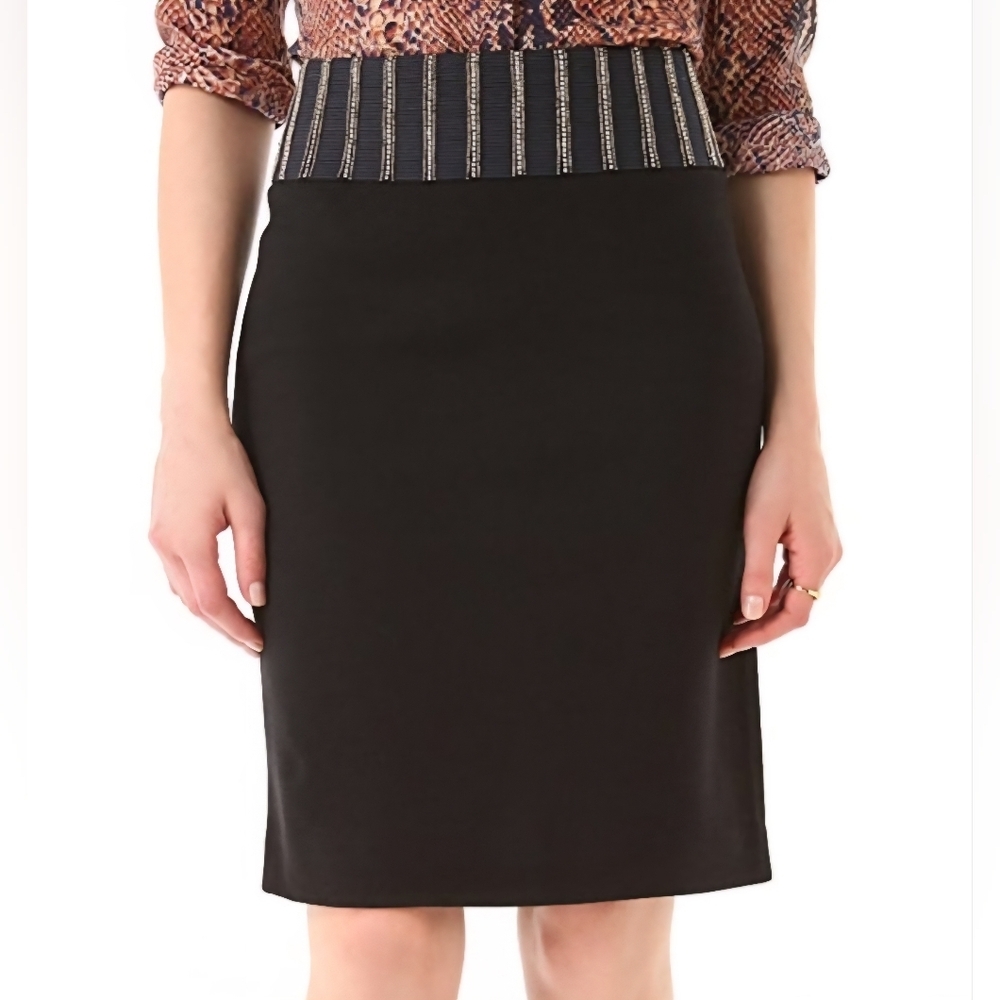Tory Burch "Thalia" Embellished Pencil Skirt XL - Picture 9 of 9